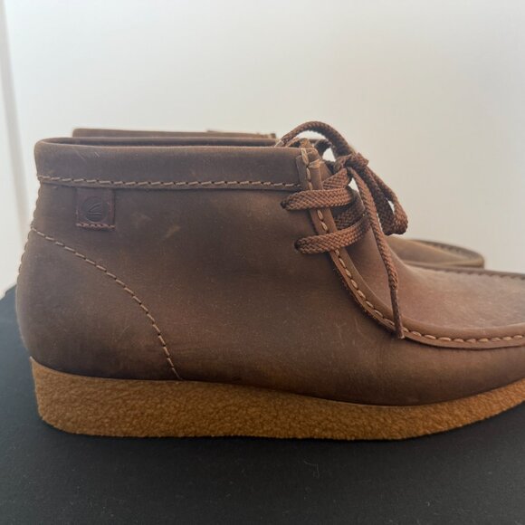 Clarks Men's Shacre Chukka Boot | US 7.5 | Dark Brown | 26159436 - Picture 2 of 5